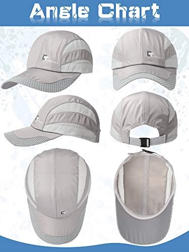 Unisex Beyzbol Şapkası Örgü Hızlı Kuru Şapkalar Ayarlanabilir Güneş Spor Şapkaları Koşu Şapkaları