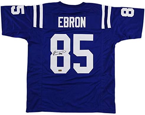 Eric Ebron İmzalı / İmzalı Indianapolis Özel Mavi Forma