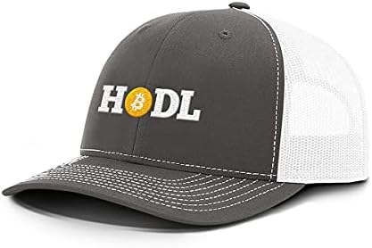 BustedTees HODL Bitcoin Geri Örgü Şapka Cryptocurrency Ticaret Beyzbol Şapkası