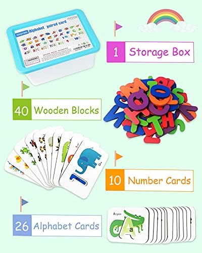3-5 Yaş Arası Çocuklar için Sayı ve Alfabe Flash Kartları, ABC Montessori Eğitici Oyuncaklar 3 4 5 yaşındaki Okul Öncesi Öğrenme