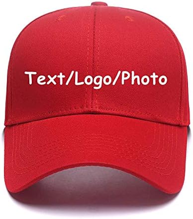 Özel Beyzbol Şapkası Kişiselleştirilmiş Metin ve Fotoğraf Baba Şapkaları, Erkekler ve Kadınlar için Retro Kovboy Şapkasını Özelleştirin