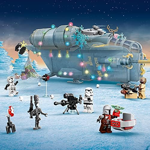 LEGO Star Wars Advent Takvimi 75307 7 Popüler Karakter ve 17 Mini Yapıya Sahip Çocuklar için Harika Oyuncak Yapı Seti; Yeni 2021