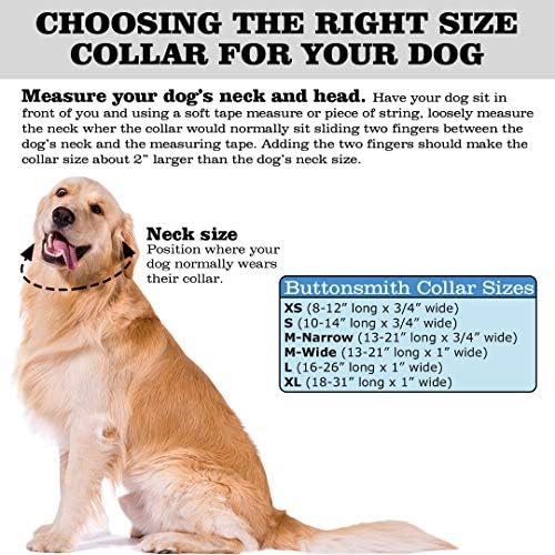 Buttonsmith Camo Özel Köpek Tasması-ABD'de Üretilmiştir-Fadeproof Kalıcı Gümrüklü Baskı, Askeri Sınıf Paslanmaz Toka, 6 Boyut