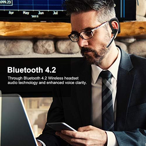 GEG Bluetooth Kulaklık kablosuz Bluetooth Kulaklık V4. 2 Stereo Araba Kulaklık Sürüş Kulaklık Eller-Serbest Sürüş için mikrofonlu