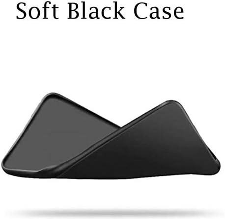 AQGG Temperli Cam Filmi + Kapak OnePlus 9 ıçin [6.55], 9 H Sertlik Ekran Koruyucu ve Yumuşak Silikon Kılıf Tampon Kabuk Siyah