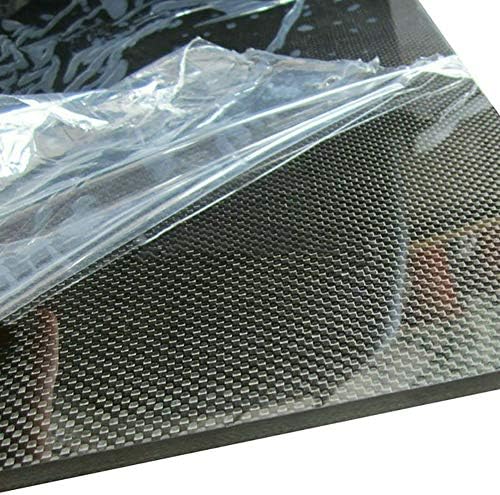 XMRISE 3 K Karbon Fiber Levha Paneli Kurulu Plaka Düz Örgü Parlak Yüzey, 500mm x 250mm x 3mm