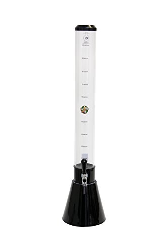 Bira Tüpleri 4COB-32-C Konik Siyah İçecek Kulesi Dispenseri, Ticari Musluk, Uzun Tüp, 100 oz. 4 (Pack)