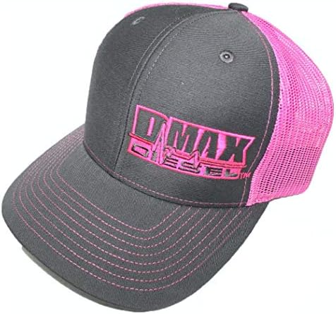Dmax Duramax Richardson 112 şapkalı Kamyon Kömür Gri Pembe mesh snap Back