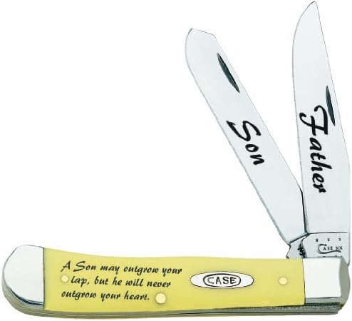 Kılıf Çatal CAT-FS / Y Sarı Kolu Hediye Setleri Sarı Sentetik Trapper Bıçak ile Paslanmaz Çelik Bıçaklar, sarı Sentetik