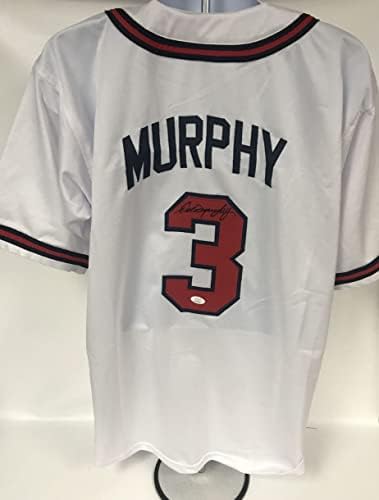 Dale Murphy İmzalı Atlanta Beyaz Beyzbol Forması - JSA COA