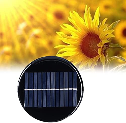 DIY Güneş Paneli, Güneş Oyuncakları için Güneş Işığı için Sıkıştırma Direnci Solar Şarj Kartı 0.8 W 6V