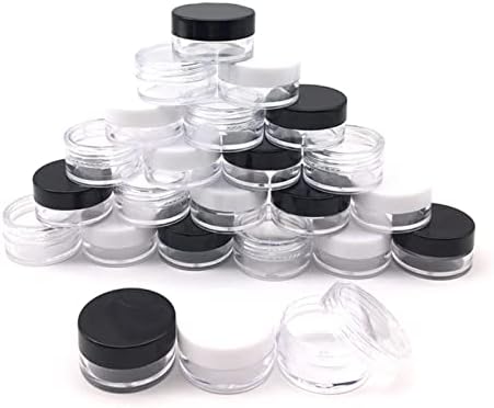 Cilt Bakım Ürünleri Şişeleme 200 Adet 2g / 3g / 15g / 20g Boş Plastik Kozmetik Makyaj Kavanoz Tencere Örnek Şişeler Göz Farı