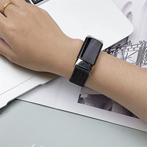FFENFEI Watch Band Fitbit Şarj 5 için Uyumlu, renkli Tuval Spor Akıllı Saat Kayışı Bilezik Tutuşunu Ayarlanabilir Yedek Bileklik