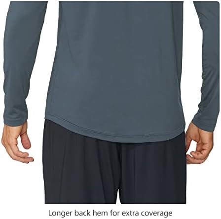 BALEAF erkek Uzun Kollu Koşu Gömlek Atletik Egzersiz T-Shirt