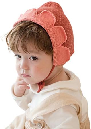 LLmoway Bebek Yürüyor Kız Bere Kış Örgü Şapka Yumuşak Sevimli Pamuk Şapka ile Kayış