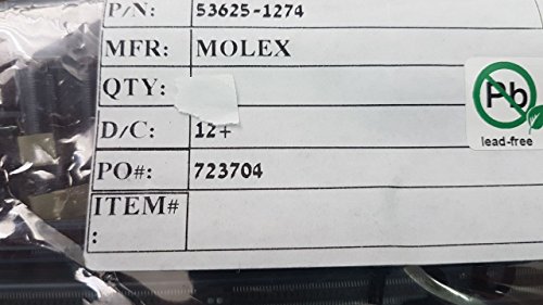 Molex 53625-1274 (1000 adet) 0.635 BTB PlgHsgCoverAssy120CktEmbsTpPkg