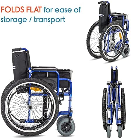 KosmoCare Katlanabilir Tekerlekli Sandalye (Deluxe)