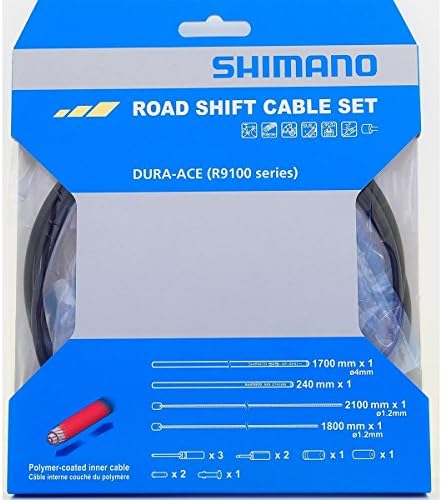 Dura-Ace R9100 Serisi için SHİMANO Yol OT-SP41 Polimer Kaplı Vites Kablosu Setleri (OT-RS900 dahildir)
