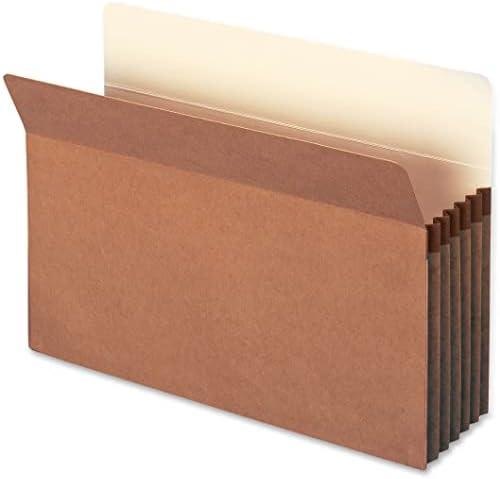 Smead File Pocket, Düz Kesim Sekmesi, 5-1/4 Genişletme, Yasal Boyut, Yeniden Kırpma, Kutu başına 10 (74234)