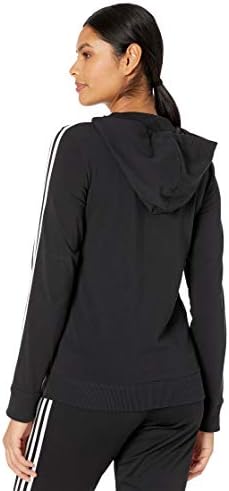 adidas Kadın Essentials Tek Jersey 3 Çizgili Tam Fermuarlı Kapüşonlu Sweatshirt