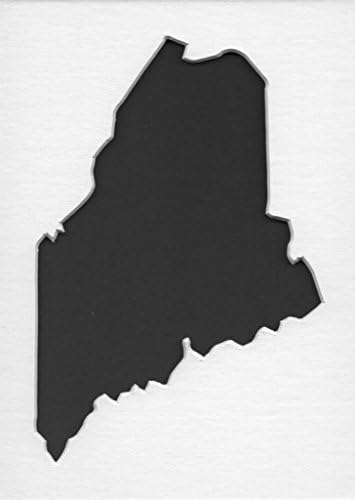 4 Katlı Mat Tahtadan Yapılmış 8x8 Kare Maine State Şablon