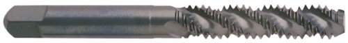 YG-1 D9 Serisi Vanadyum Alaşımlı HSS Spiral Flüt Musluk, Hardslick Kaplı, Kare Uçlu Yuvarlak Şaft, Dip Pah, 4-40 Diş Boyutu,