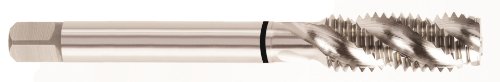 YG - 1 T5 Serisi Yüksek Vanadyum HSS Spiral Flüt Açılan Musluk, Kaplanmamış (Parlak) Kaplama, Kare Uçlu Yuvarlak Şaft, Modifiye