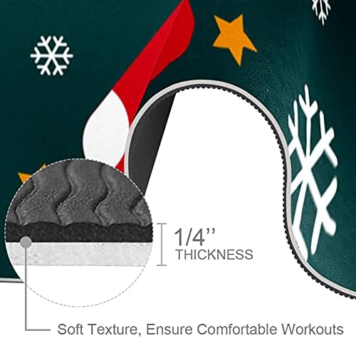 Siebzeh Kırmızı Noel Çorap Mesa De Trabajo 1 Premium Kalın Yoga Mat Çevre Dostu Kauçuk Sağlık ve Fitness Her Türlü Egzersiz için