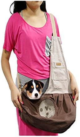 Cheng Xiang Pet Sling / Köpek kedi Sling Taşıyıcı Kediler Köpekler için Bunny, evcil hayvan sırt çantası Geri Dönüşümlü Ayarlanabilir
