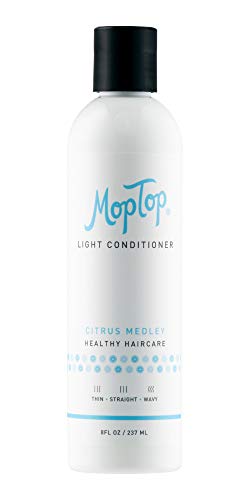 MopTop Light Conditioner, Dalgalı, Gevşek Bukleler, İnce, Düz, Renkle İşlenmiş ve Doğal saç Nemlendiricisi, Aloe, Deniz Botanikleri