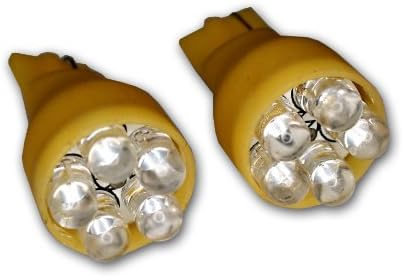 TuningPros LEDPL-T15-Y5 Park Lambası LED Ampuller T15 Kama, 5 LED Sarı 2'li Set