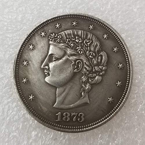 MEETCUER Kopya 1873 Liberty & Kartal 1 Dolar ABD Paraları-ABD Morgan Antika Paralar Amerika Gümüş Dolar Curio hatıra parası Çoğaltma