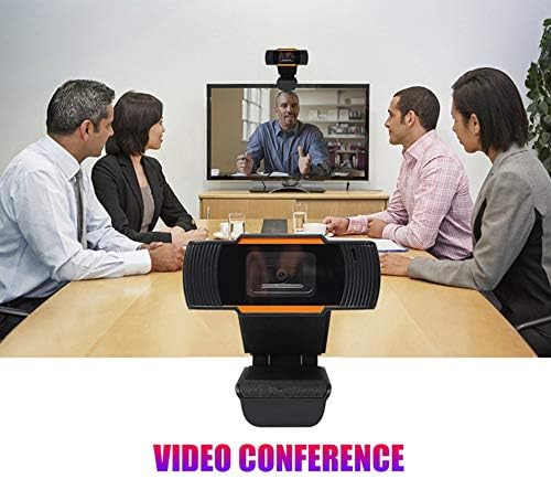 HD 1080 P Webcam Kamera, Mic ile USB Dijital Web Cam, Dizüstü Masaüstü Android TV Webcam için Skype OS Windons Uyar (Siyah)