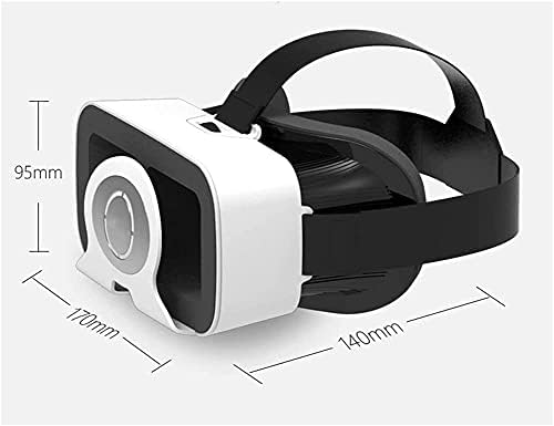 Odekai VR Kulaklık iOS ve Android Telefonlar ile Uyumlu, 3D Sanal gerçeklik gözlükleri w/Denetleyici, ayarlanabilir VR Gözlük