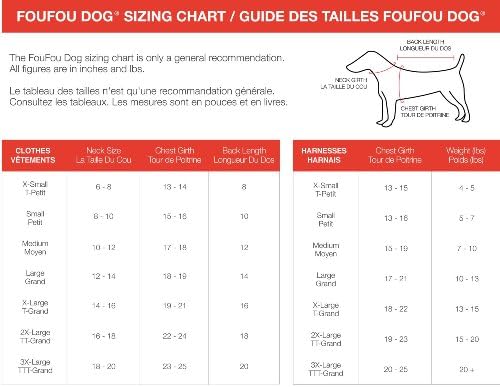 Köpekler için FouFou Köpek Fou-lar Polar Hoodie, Kırmızı, 2X-Large