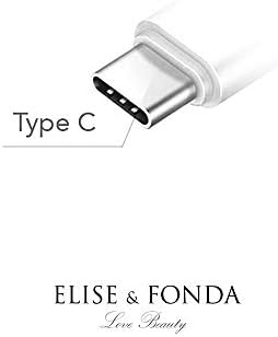 ELİSE & FONDA TP44 Yeni Tip-C USB Şarj Portu Anti Toz Fiş Sevimli Yuvarlak İlk harf R Kolye Cep Telefonu Charm Samsung Galaxy/Huawei/OnePlus