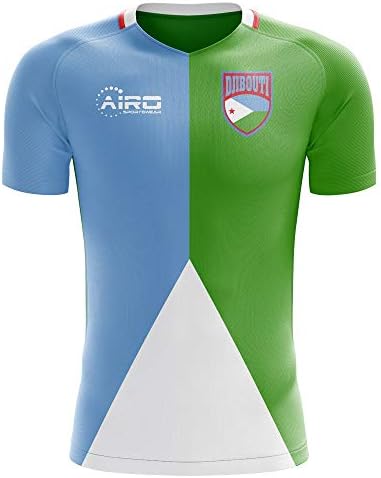 Airosportswear 2020-2021 Cibuti Ev Konsepti Futbol Futbol Tişörtü Forması-Küçük Çocuklar
