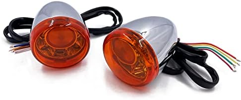 HTTMT-Ön Amber LED Koşu Fren Dönüş sinyal gösterge ışığı İle Uyumlu H-D XL 883 1200 92-17 [P/ N: MT224-019F-CD + AMBER]