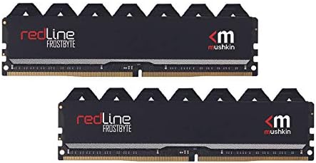 Mushkın Redline Siyah-DDR4 DRAM-16GB (2x8 Gb) UDIMM Bellek Kiti – 2666 MHz (PC4-21300) CL-16 – 288-pin 1.2 V Masaüstü RAM-ECC