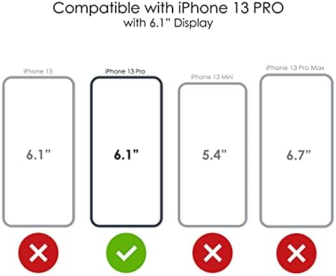 Distinctİnk Temizle Darbeye Hibrid Vaka iPhone 13 PRO (6.1 Ekran) - TPU Tampon, Akrilik Geri, Temperli Cam Ekran Koruyucu - Kanser