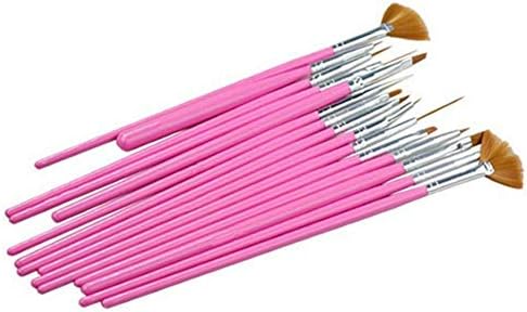 15 Adet / takım Tırnak resim fırçası Kalem Akrilik UV Jel Boyama Tasarım cetvel kalemi İpuçları Manikür DIY Aracı Güvenilir