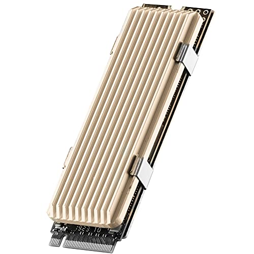 QİVYNSRY M. 2 soğutucu 2280 SSD ısı emici, sadece Destek Tek Taraflı 2280 M. 2 SSD, termal Silikon Ped ile PS5 PCIE NVME M. 2
