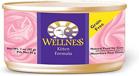 Wellpet Wellness Konserve Kedi Maması Yavru Kedi Tarifi 3oz kutular-24 Konserve Gıda kutusu