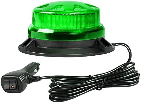 Araçlar için Primelux Otomotiv Acil Strobe Işıkları-Kamyonlar ve Arabalar için Yeşil Çatı Strobe İşaret Işıkları Strobe Mini