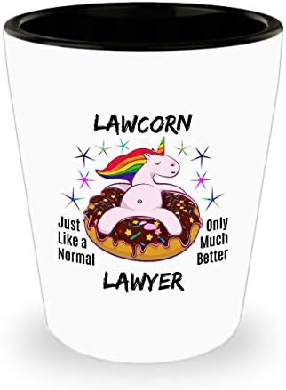 LAWCORN Hediye Atış Camı-Tıpkı Normal bir Tek Boynuzlu At Avukatı Gibi-Sadece Çok daha iyi