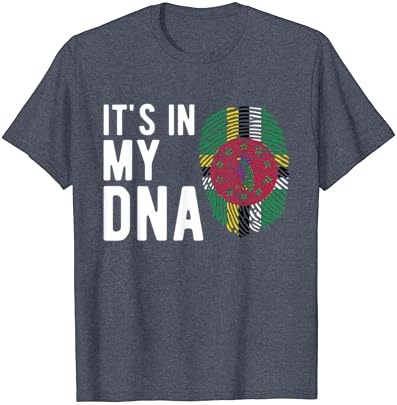 Bu benim DNA Dominika Bayrağı Dominik Hediye T-Shirt