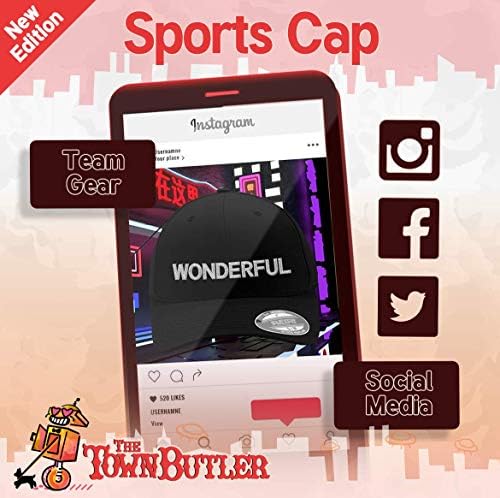 Kasaba Butler Catadioptrics-Rahat Ayarlanabilir Hashtag Baba Beyzbol Şapkası