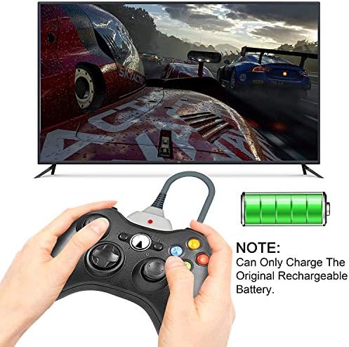Şarj Kablosu Xbox 360 Kablosuz Denetleyici ile Uyumlu USB Şarj Kablosu, Microsoft Xbox 360 Kablosuz Oyun Denetleyicileri için