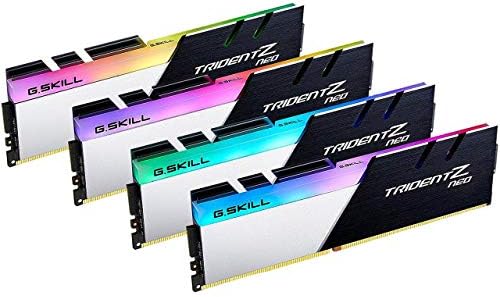 G. SKILL Trıdent Z Neo (AMD Ryzen için) Serisi 32 GB (4x8 GB) 288-Pin RGB DDR4 SDRAM DDR4 3600 Masaüstü F4-3600C16Q-32GTZNC