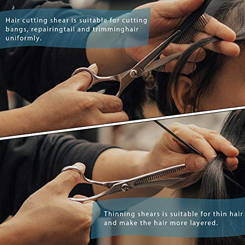 Saç Kesme Makas Seti Kuaförlük Aracı Zarif Saç Kesimi Paketi Berber Salonu Ev 12 Paket